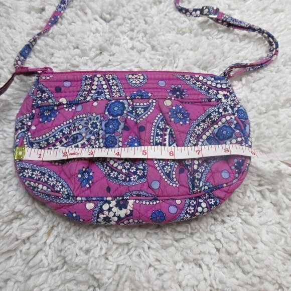 Vera Bradley purple paisley shoulder bag‎ - Picture 7 of 8
